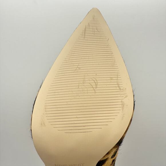 Nine West Womens Fresh Stiletto Pumps US 8 M EU 38.5 Leopard EUC - Picture 13 of 15